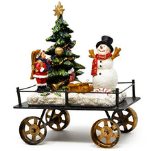 Load image into Gallery viewer, Gift Boutique Christmas Express Train Table Decor - Holiday 3-Piece Mini 6" Stone Resin for Office Desk Shelf Kitchen Mantle Decoration

