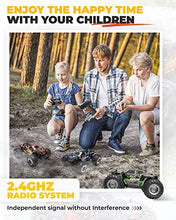 Load image into Gallery viewer, BEZGAR TM201 RC Cars - 1:20 Scale Remote Control Car,2WD Top Speed 15 Km/h Electric Toy Off Road 2.4GHz RC Car Vehicle Truck Crawler with Two Rechargeable Batteries for Boys Kids and Adults
