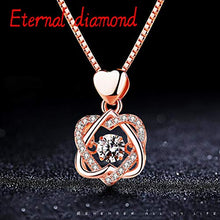 Load image into Gallery viewer, BXzhiri Love Heart Pendant, Charm Pendant with Crystals Jewelry Love Heart Necklace Gifts for Women Girls
