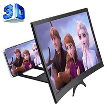 Load image into Gallery viewer, GLISTON 12'' 3D Phone Screen Enlarger, Curved Screen Magnifier for Cell Phone, HD Screen Amplifier, Folding Screen Magnifier for Movies, Videos, Gaming
