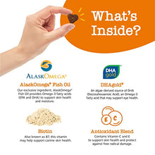 Load image into Gallery viewer, Zesty Paws Omega 3 Alaskan Fish Oil Bites for Dogs - with AlaskOmega for EPA &amp; DHA Fatty Acids - Itch Free Skin - Hip &amp; Joint Support + Heart &amp; Brain Health - Bacon Flavor
