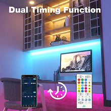 Load image into Gallery viewer, RGB Under Cabinet Lights Plug in, 3 PCS 12 Inch Under Cabinet Lighting Kit, Closet Lights with Smart APP Remote &amp; Adapter, Dimmable Under Counter Lights for Kitchen, Shelf, Workbench, Desk, Bookcase
