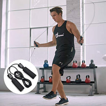 Load image into Gallery viewer, Odoland 4-in-1 AB Wheel Roller Kit AB Roller Pro with Push-Up Bar, Jump Rope and Knee Pad - Perfect Abdominal Core Carver Fitness Workout for Abs - Home Gym Workout
