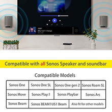 Load image into Gallery viewer, Maozhren Adjustable Wall Mount for Sonos One, Sonos one sl, Sonos one gen 2, Sonos Roam SL, Sonos Move, Sonos Play:1 Speaker Wall Mount for Sonos (Set of 2)
