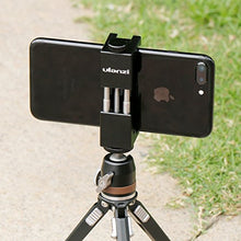 Load image into Gallery viewer, ULANZI Metal Phone Tripod Mount with Hot Shoe Mount Smartphone Video Rig Tripod Mount Adapter
