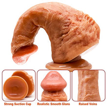 Load image into Gallery viewer, 10 Inch Lifelike Silicone Dildo Adult Sex Toys for Women or Men, Thick Anal Dildos with Strong Suction Cup Realistic Penis with Curved Shaft and Balls for Throat Trainer and G-spot Stimulation
