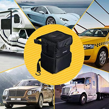 Load image into Gallery viewer, Car Trash Can with Lid, SANIWISE Automotive Waterproof Car Garbage Can, Collapsible Car Trash Bag Hanging, Car Accessories Interior Car Organizer
