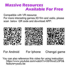 Load image into Gallery viewer, 90°FOV AR Headset, Smart AR Glasses 3D Video Augmented Reality VR Headset Glasses for iPhone &amp; Android (4.5-5.5'' Screen), 3D Videos and Games
