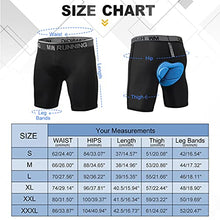 Load image into Gallery viewer, Men's Cycling Underwear, 3D Padded Bike Shorts, Quick Dry Breathable Mountain Bicycle Tights Leggings (Black-02, Medium)
