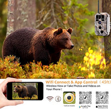 Load image into Gallery viewer, BlazeVideo WiFi Deer &amp; Trail Game Camera 32MP 1296P No Glow Night Vision Time Lapse Waterproof Motion Activated Photo &amp; Video Model for Wildlife Scouting Hunting &amp; Home or Backyard Security
