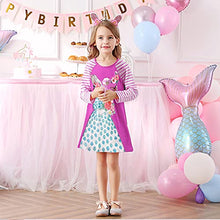 Load image into Gallery viewer, VIKITA Toddler Girl Cute Loose Long Sleeve Dress Baby Girls Winter Casual Dresses 1-8 Years LH7771, 6T
