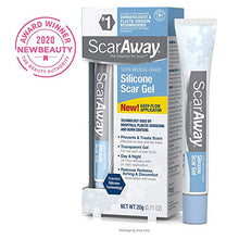Load image into Gallery viewer, ScarAway 100% Medical-Grade Silicone Scar Gel for Face, Body, Surgical, Burn, Hypertrophic Scars, Keloids and Acne Scar Treatment, 0.71 Ounces, (20 Grams)
