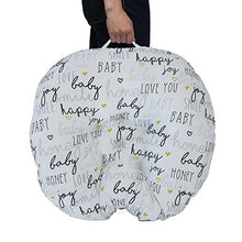 Load image into Gallery viewer, Boppy Original Newborn Lounger, Hello Baby Black and Gold
