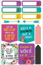 Load image into Gallery viewer, Essentials Planner Stickers -- Wake Up Kick Ass Repeat (Set of 150 Stickers)
