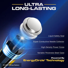 Load image into Gallery viewer, Allmax AAA Maximum Power Alkaline Batteries (100 Count Bulk Pack) – Ultra Long-Lasting Triple A Battery, 10-Year Shelf Life, Leak-Proof, Device Compatible – Powered by EnergyCircle Technology(1.5V)
