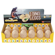 Load image into Gallery viewer, Dig a Dozen Dino Egg Dig Kit - Easter Egg Dinosaur Toys for Kids - Dig up 12 Eggs &amp; Discover Surprise Dinosaurs. Science STEM Activities - Educational Gifts for Boys &amp; Girls Age 3-5 5-7 8-12 Year Old
