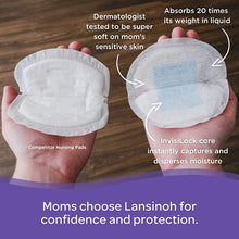 Load image into Gallery viewer, Lansinoh Stay Dry Disposable Nursing Pads for Breastfeeding, 200 Count (Pack of 1)
