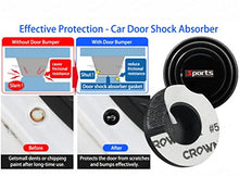 Load image into Gallery viewer, Auto Oprema Door Shock Absorber Car Door Protector Stickers, Buffer Bumper Cushion Car Door Shock Absorbing Silicone Gaskets Automotive Door Gasket 8 Pieces
