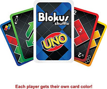 Load image into Gallery viewer, Mattel Games Blokus Shuffle: UNO Edition Strategy Board Game for 2 to 4 Players, Gift for Kid, Family or Adult Game Night, Ages 6 Years &amp; Older [Amazon Exclusive]
