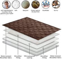 Load image into Gallery viewer, Ameritex Waterproof Dog Bed Cover Pet Blanket for Furniture Bed Couch Sofa Reversible
