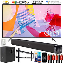 Load image into Gallery viewer, Samsung QN65Q60TA 65" Q60T QLED 4K UHD HDR Smart TV (2020 Model) Bundle with Deco Gear Home Theater Soundbar with Subwoofer and Complete Wall Mount Setup and Accessory Kit
