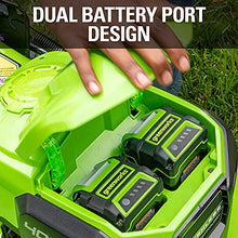 Load image into Gallery viewer, Greenworks 40V Brushless Self-Propelled Lawn Mower, 21-Inch Electric Lawn Mower, 5.0Ah Battery and Charger Included
