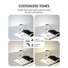 Load image into Gallery viewer, Tenergy LED Floor Lamp Desk Lamp, 2-in-1 Dimmable Task Lamp with 4 Color Temperatures, 5 Dimming Levels, 60-Min Timer, Flexible Gooseneck, Touch Control Floor Lamp for Reading/Crafting, 2000 Lumens
