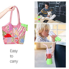 Load image into Gallery viewer, Supkitdin Portable Blender, Personal Mixer Fruit Rechargeable with USB, Mini Blender for Smoothie, Fruit Juice, Milk Shakes, 380ml, Six 3D Blades for Great Mixing (Green)
