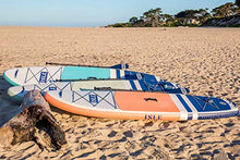 Load image into Gallery viewer, ISLE Pioneer Inflatable Stand Up Paddleboard &amp; iSUP Bundle Accessories &amp; Backpack — Wide Stance, Durable, Lightweight — 285 lbs Capacity (Coral Pink, 10'6" x 34" x 6")
