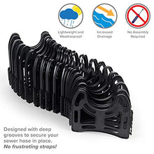 Load image into Gallery viewer, Camco 20 Ft (43051) Sidewinder RV Sewer Hose Support, Made From Sturdy Lightweight Plastic, Won't Creep Closed, Holds Hoses in Place - No Need for Straps
