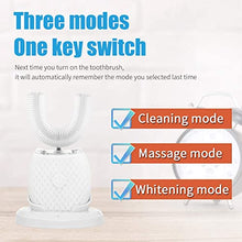 Load image into Gallery viewer, Ultrasonic Toothbrush Automatic Toothbrush Teeth Whitening Toothbrush Manual Toothbrush for Adults 360°Electric Toothbrush Upgraded Rechargeable Washable Travel Home Dual-use (Black)
