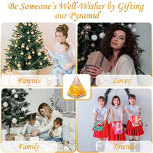 Load image into Gallery viewer, Orgone Pyramid | Citrine Orgonite Pyramid for Wisdom, Wealth &amp; Success | Healing Crystal Gemstone Pyramid | Orgone Pyramid Crystal - Handmade In India
