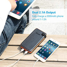 Load image into Gallery viewer, ADDTOP Solar Charger 25000mAh Portable Solar Power Bank with Dual 2.1A Outputs Outdoor External Battery Pack Compatible Most Smart Phones, Tablets and More
