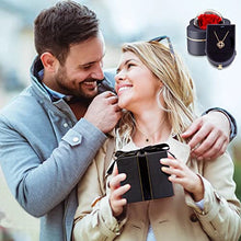 Load image into Gallery viewer, HOMILY Preserved Red Real Rose with I Love You Necklace in 100 Languages Forever Gifts for Girlfriend Mom Birthday Valentine Anniversary Mothers Day Valentines Day Gifts for Her
