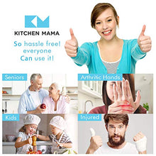Load image into Gallery viewer, Kitchen Mama Electric Can Opener : Open Your Cans with A Simple Push of Button - No Sharp Edge, Food-Safe and Battery Operated Handheld Can Opener (Sky Blue)
