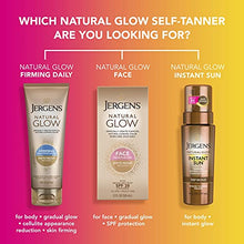 Load image into Gallery viewer, Jergens Natural Glow Self Tanner Face Moisturizer, SPF 20 Facial Sunscreen, Fair to Medium Skin Tone, Sunless Tanning, Oil Free, Broad Spectrum Protection UVA and UVB, 2 oz (Packaging May Vary)
