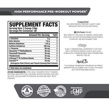 Load image into Gallery viewer, NITROSURGE Black Pre Workout Supplement - Nootropic Energy Booster Powder w/Dynamine &amp; TeaCrine - PreWorkout Nitric Oxide Booster - 30 Servings, Sour Gummy
