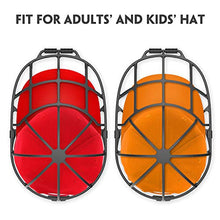Load image into Gallery viewer, Hat Washers, 1 Pack Baseball Hat Cleaners Cap Washer, Fit for Adult/Kid's Hat Washer Frame Cage, Hat Protector Racks for Washing Machine, Black
