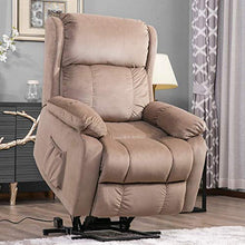 Load image into Gallery viewer, Harper&amp;Bright Designs Power Lift Chair Soft Fabric Recliner Living Room Sofa Chair
