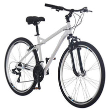 Load image into Gallery viewer, Schwinn Network 3.0 700C Men's Hybrid Bicycle, White/Blue, Model Number: S4026CAZ
