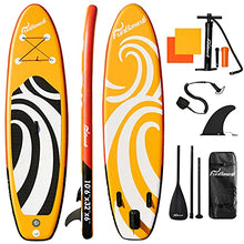 Load image into Gallery viewer, FunBase Sup Inflatable Stand Up Paddle Board with 10’6’’×32’’×6’’ Premium Paddleboard &amp; Fast inflate Pump &amp; Backpack Portable for Youth Adult Have Fun in River, Oceans and Lakes
