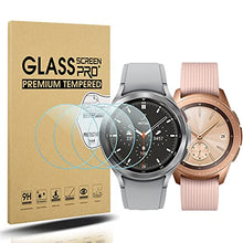 Load image into Gallery viewer, Diruite 4-Pack for Samsung Galaxy Watch 4 Classic 42mm / Galaxy Watch 42mm and Galaxy Watch 3 41mm Screen Protector Tempered Glass [2.5D 9H Hardness][Anti-Scratch]
