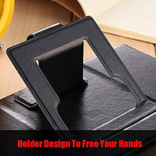 Load image into Gallery viewer, DRIDOUAM Mobile Phone Screen Magnifier 8" HD Screen Enlarger 3D Movies Amplifier Foldable Holder Stand Smartphones, PU Leather, Black
