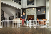 Load image into Gallery viewer, Regalo 192-Inch Double Door Super Wide Adjustable Baby Gate and Play Yard, 4-In-1, Bonus Kit, Includes 4 Pack of Wall Mounts
