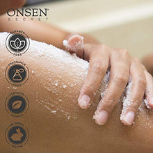 Load image into Gallery viewer, Onsen Secret Exfoliating Body Scrub, Dead Sea Salt with Natural Japanese Hot Spring Minerals, Coconut Oil, Jojoba Oil, Japanese Body Scrub for Women, (Ylang-Ylang)
