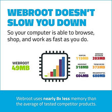 Load image into Gallery viewer, Webroot Antivirus Software 2022 | Protection against Computer Virus, Malware, Phishing and more | 3-Device | 1-Year Subscription | Keycard
