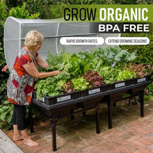 Load image into Gallery viewer, Vegepod - Raised Garden Bed - Self Watering Container Garden Kit with Protective Cover, Easily Elevated to Waist Height, 10 Years Warranty (Large)
