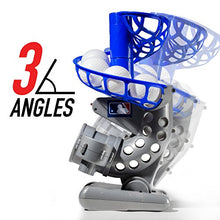 Load image into Gallery viewer, Franklin Sports MLB Electronic Baseball Pitching Machine - Includes Six Plastic Baseballs, Silver/Blue (6696S3)
