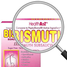 Load image into Gallery viewer, HealthA2Z Bismuth, Bismuth Subsalicylate 262mg, Compare to Pepto Active Ingredient, 24 Packs of 12 Chewable Tablets(288 Tablets Total), Value Package
