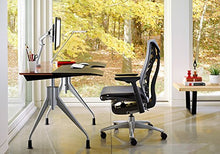 Load image into Gallery viewer, Herman Miller Embody Ergonomic Office Chair with White Frame/Titanium Base | Fully Adjustable Arms and Translucent Casters | Berry Blue Balance
